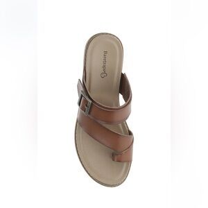 BareTraps Women's Tan Slide Sandals
